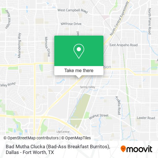 Bad Mutha Clucka (Bad-Ass Breakfast Burritos) map