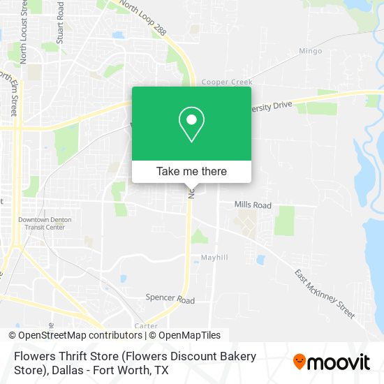 Mapa de Flowers Thrift Store (Flowers Discount Bakery Store)