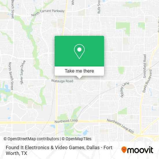 Found It Electronics & Video Games map