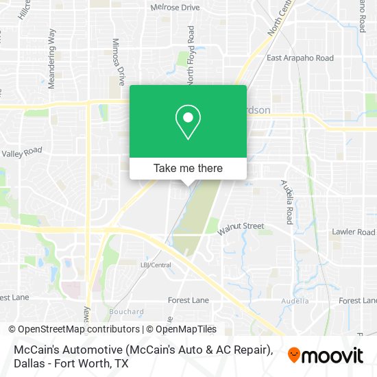 McCain's Automotive (McCain's Auto & AC Repair) map