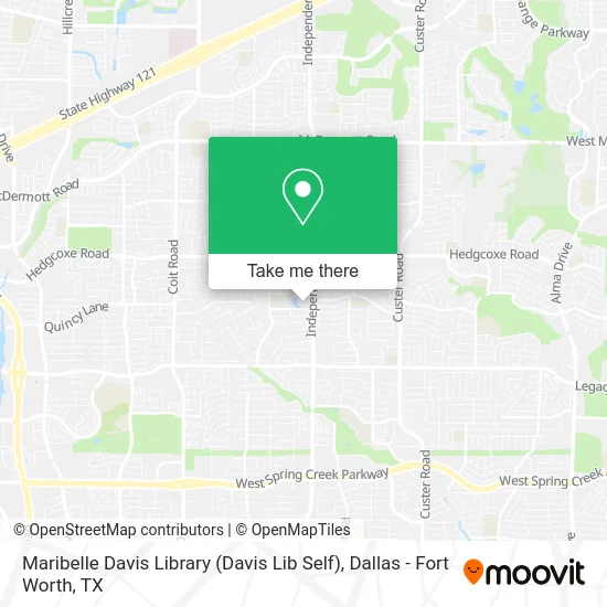 Maribelle Davis Library (Davis Lib Self) map