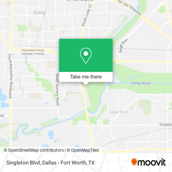 Singleton Blvd map