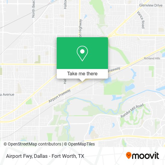Airport Fwy map
