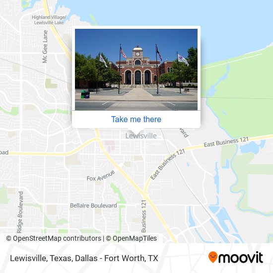 Mapa de Lewisville, Texas