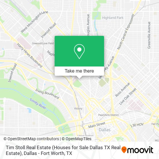 Mapa de Tim Stoll Real Estate (Houses for Sale Dallas TX Real Estate)