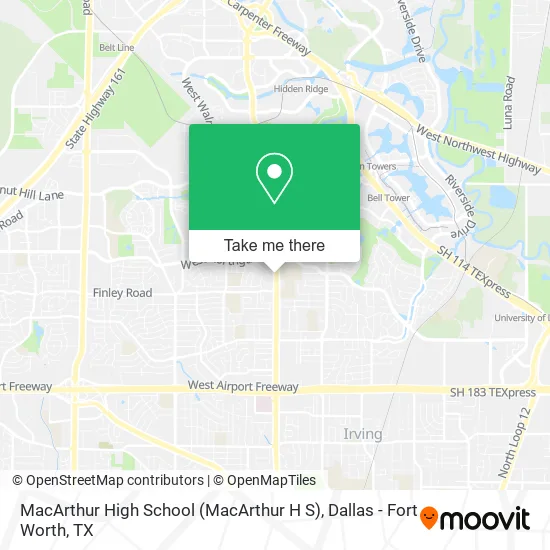 MacArthur High School (MacArthur H S) map