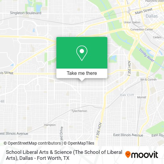 Mapa de School Liberal Arts & Science (The School of Liberal Arts)