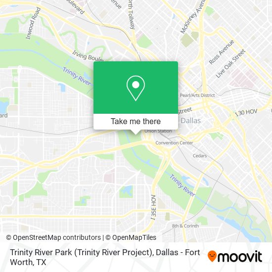 Trinity River Park (Trinity River Project) map