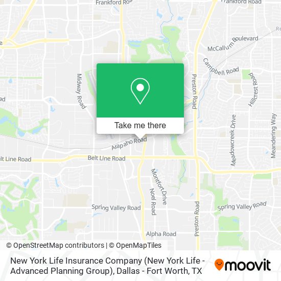 New York Life Insurance Company (New York Life - Advanced Planning Group) map