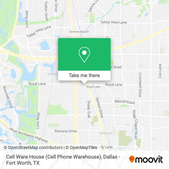 Cell Ware House (Cell Phone Warehouse) map