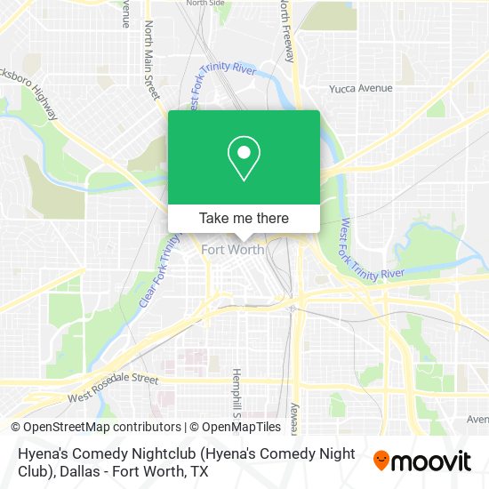 Hyena's Comedy Nightclub (Hyena's Comedy Night Club) map