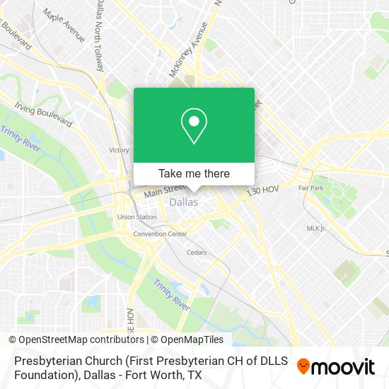 Mapa de Presbyterian Church (First Presbyterian CH of DLLS Foundation)