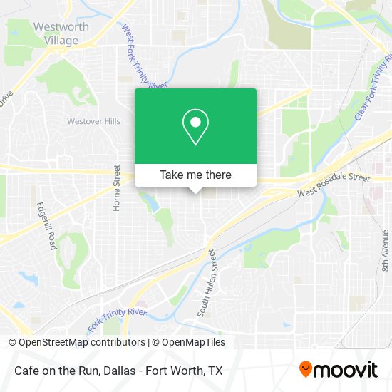 Cafe on the Run map