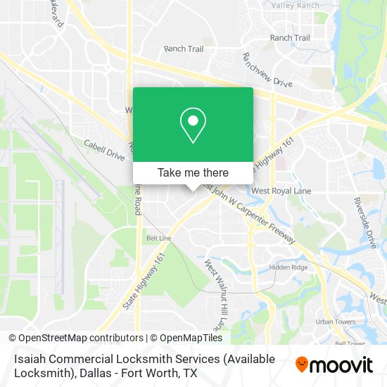 Mapa de Isaiah Commercial Locksmith Services (Available Locksmith)