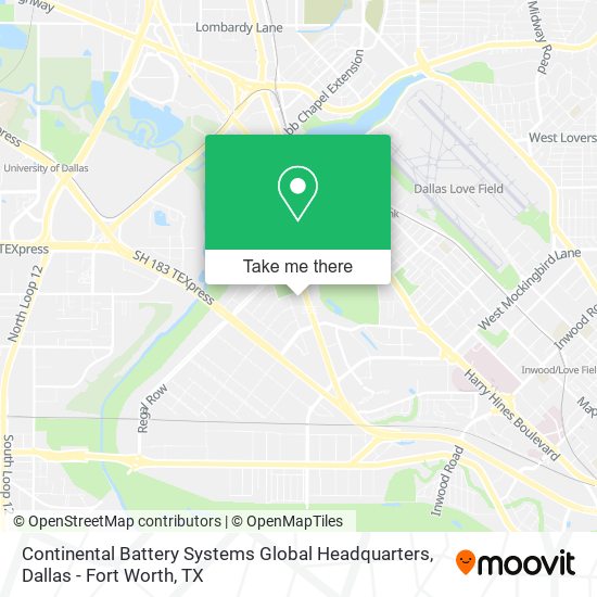 Mapa de Continental Battery Systems Global Headquarters