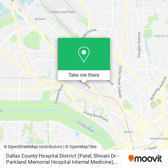 Dallas County Hospital District (Patel, Shivani Dr - Parkland Memorial Hospital Internal Medicine) map