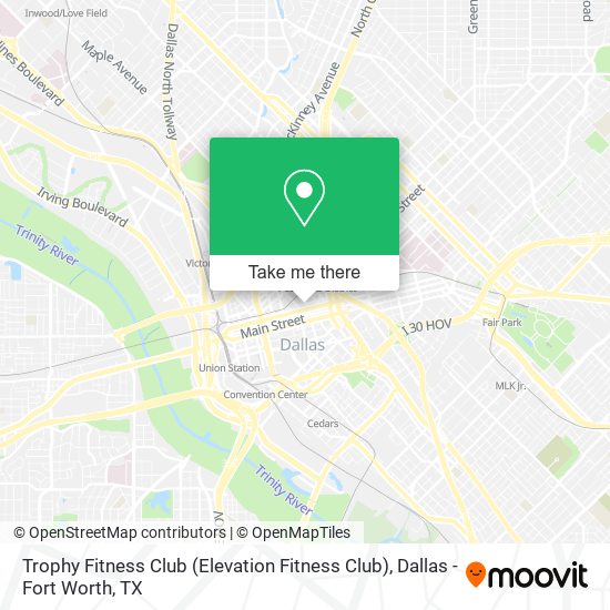 Mapa de Trophy Fitness Club (Elevation Fitness Club)