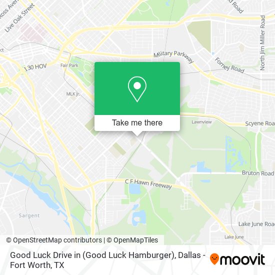 Mapa de Good Luck Drive in (Good Luck Hamburger)