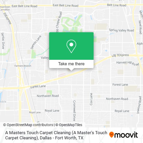 A Masters Touch Carpet Cleaning (A Master's Touch Carpet Cleaning) map