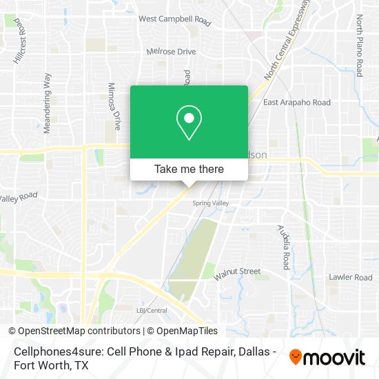 Mapa de Cellphones4sure: Cell Phone & Ipad Repair
