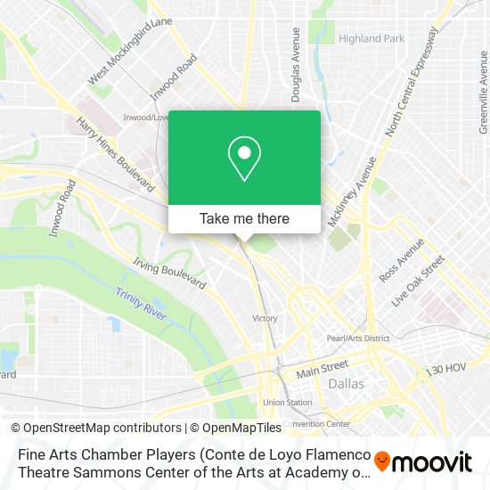 Fine Arts Chamber Players map