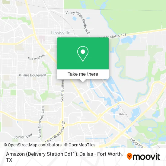 Amazon (Delivery Station Ddf1) map