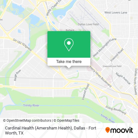 Cardinal Health (Amersham Health) map