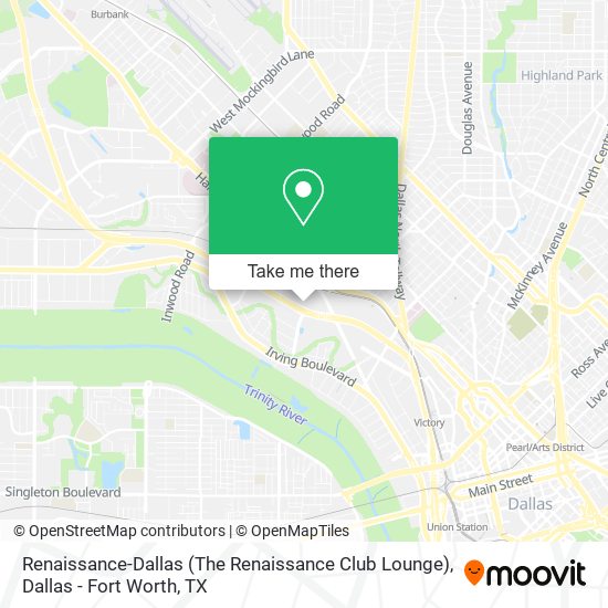 Renaissance-Dallas (The Renaissance Club Lounge) map