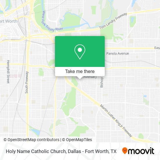 Holy Name Catholic Church map