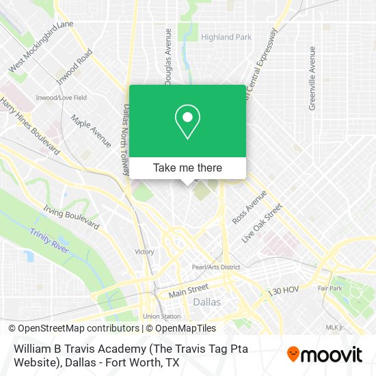 William B Travis Academy (The Travis Tag Pta Website) map