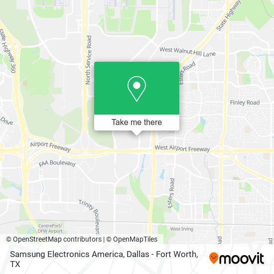 Mapa de Samsung Electronics America