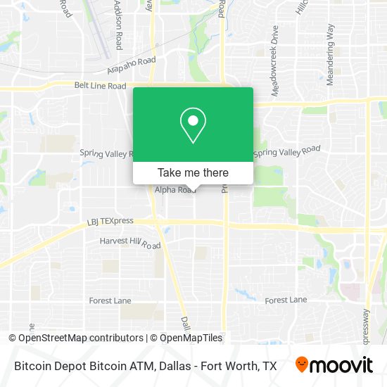 Mapa de Bitcoin Depot Bitcoin ATM