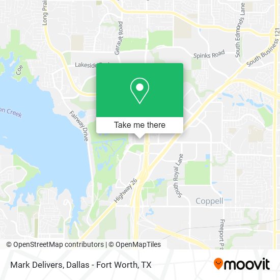 Mapa de Mark Delivers