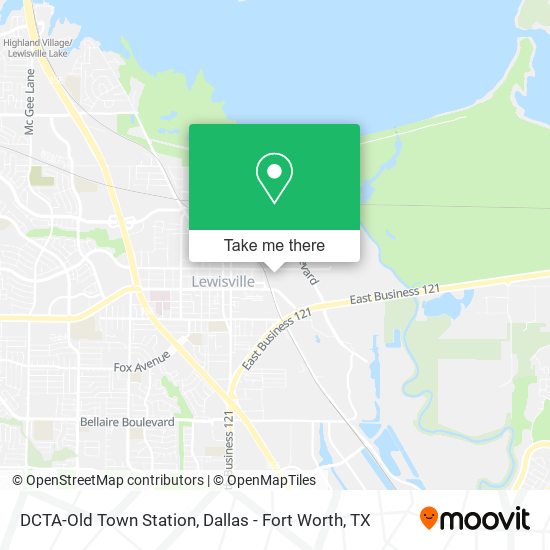 DCTA-Old Town Station map