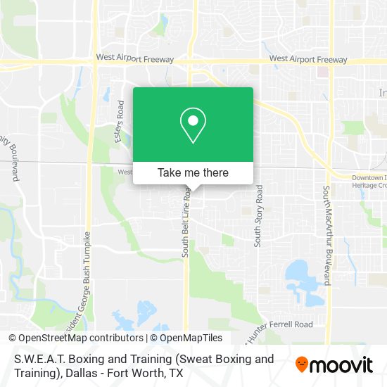 Mapa de S.W.E.A.T. Boxing and Training