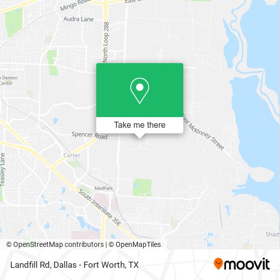 Landfill Rd map