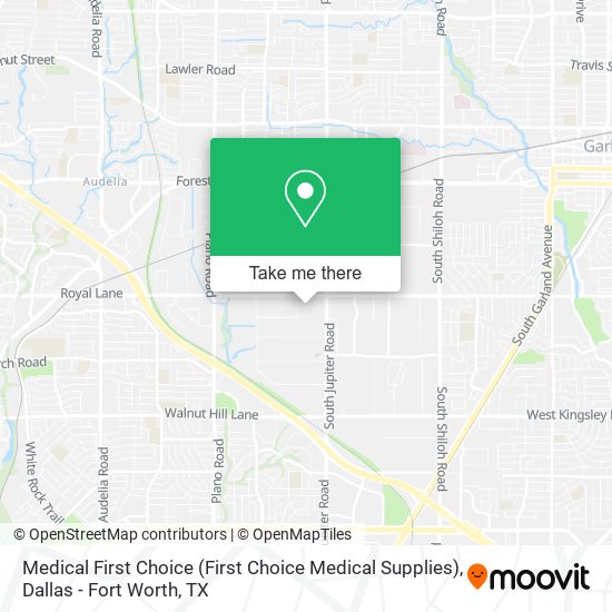 Medical First Choice map