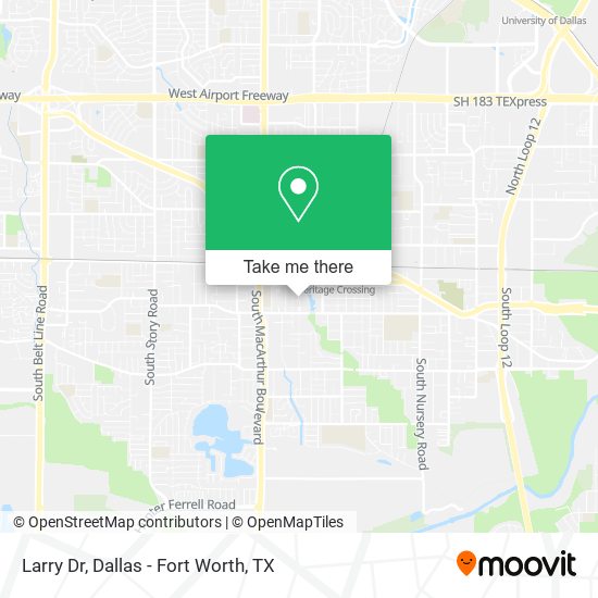 Larry Dr map