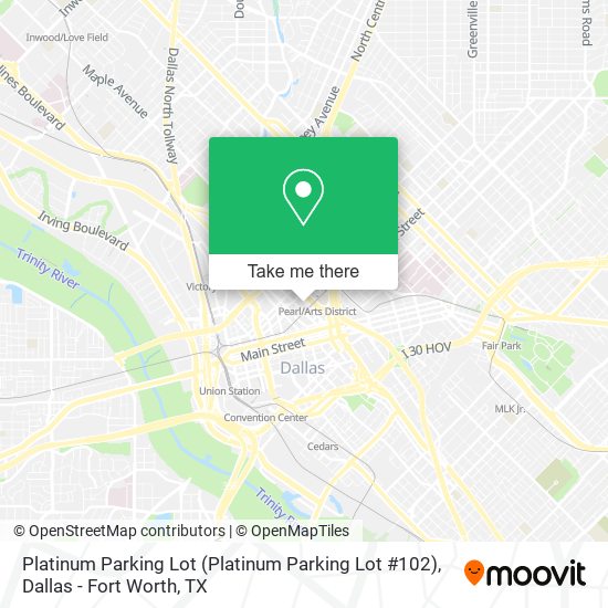 Platinum Parking Lot map