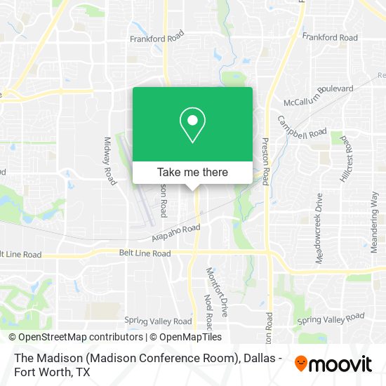 The Madison (Madison Conference Room) map