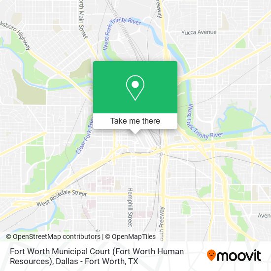 Fort Worth Municipal Court (Fort Worth Human Resources) map