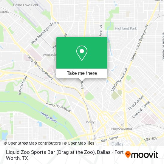 Mapa de Liquid Zoo Sports Bar (Drag at the Zoo)