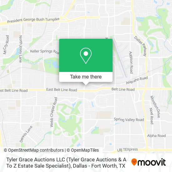 Mapa de Tyler Grace Auctions LLC (Tyler Grace Auctions & A To Z Estate Sale Specialist)