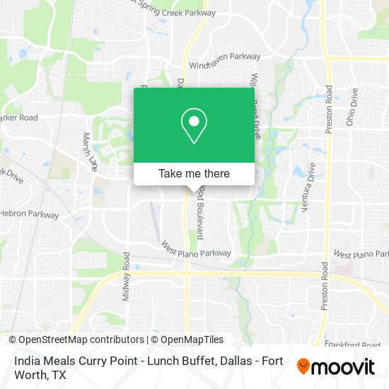 India Meals Curry Point - Lunch Buffet map