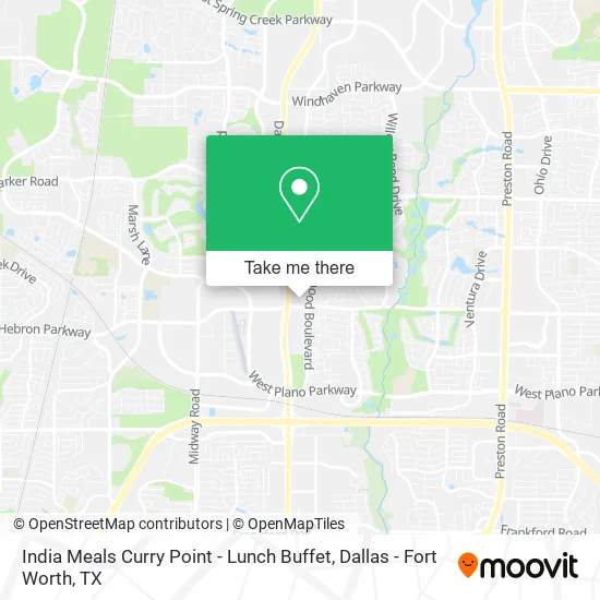 India Meals Curry Point - Lunch Buffet map