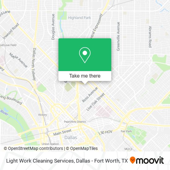 Mapa de Light Work Cleaning Services