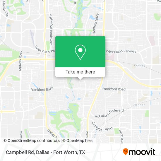 Campbell Rd map