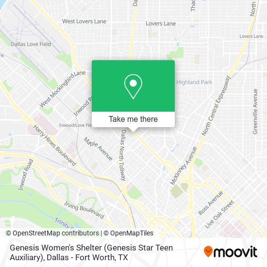 Genesis Women's Shelter (Genesis Star Teen Auxiliary) map