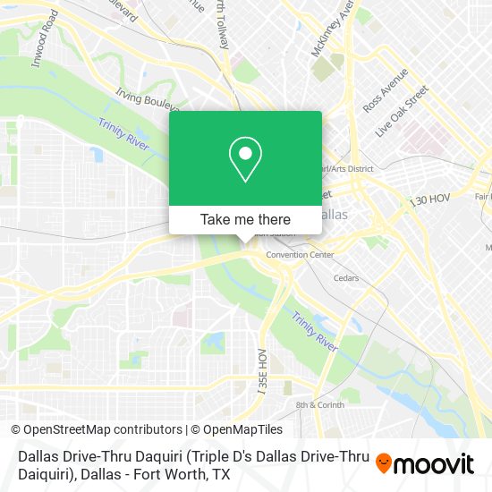 Dallas Drive-Thru Daquiri (Triple D's Dallas Drive-Thru Daiquiri) map