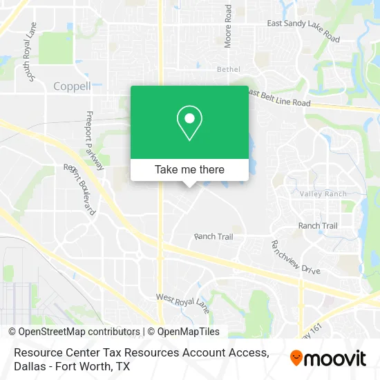 Resource Center Tax Resources Account Access map